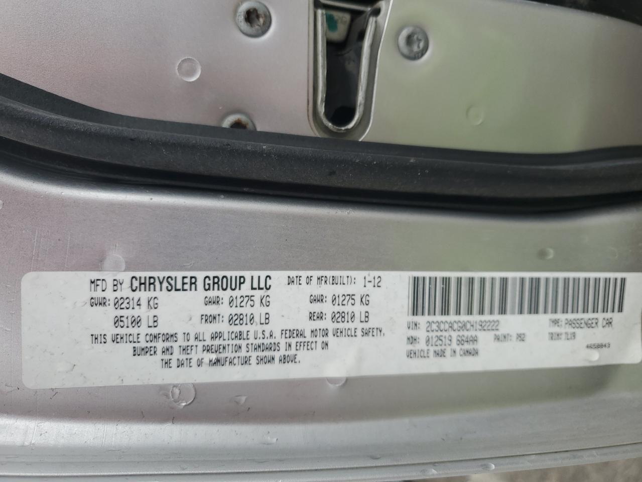 2012 Chrysler 300 Limited