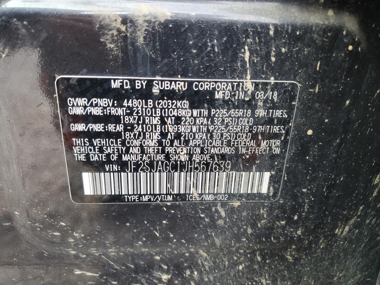 2018 Subaru Forester 2.5i Premium