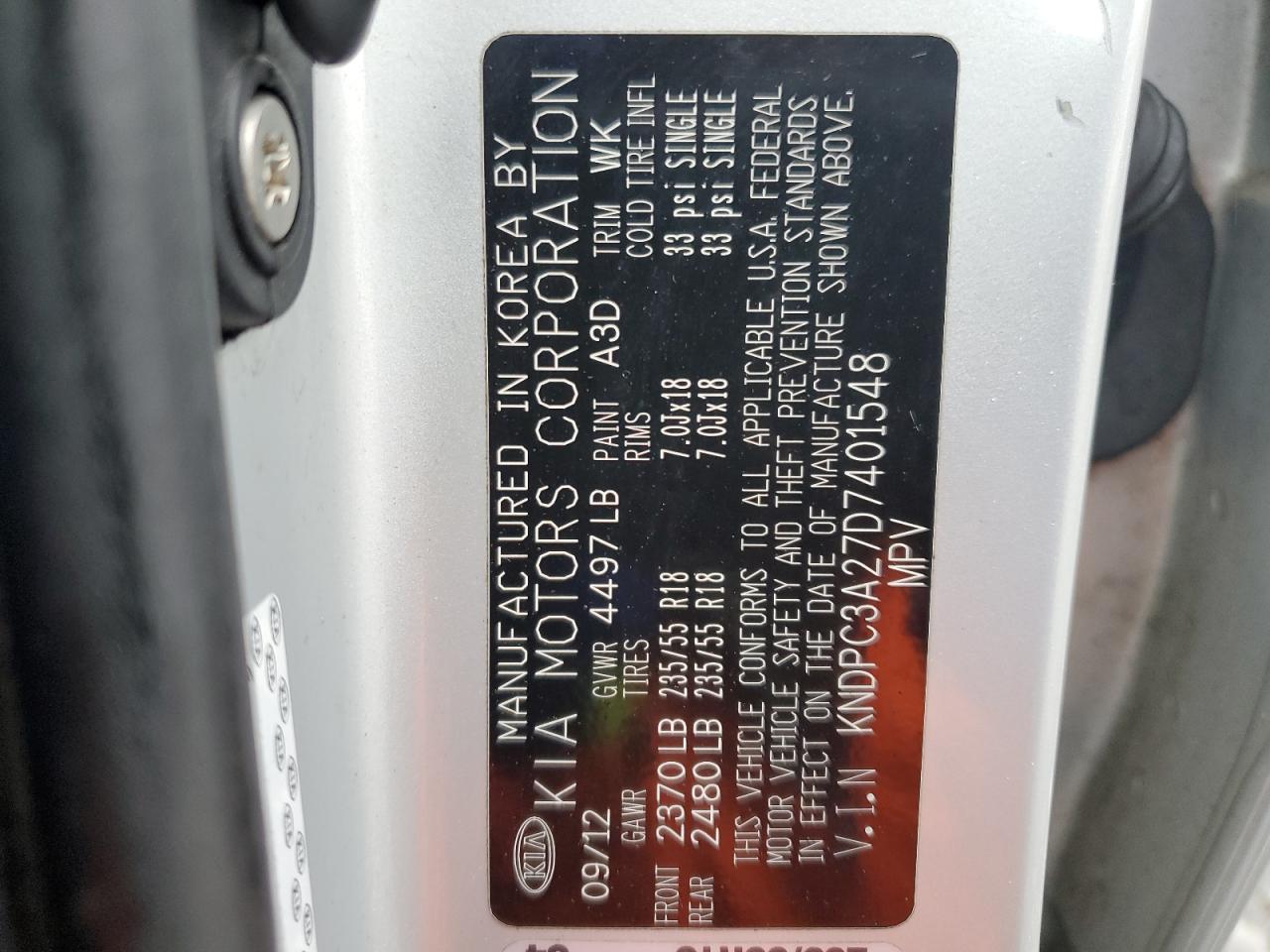 2013 KIA Sportage EX