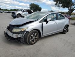 Honda salvage cars for sale: 2015 Honda Civic se