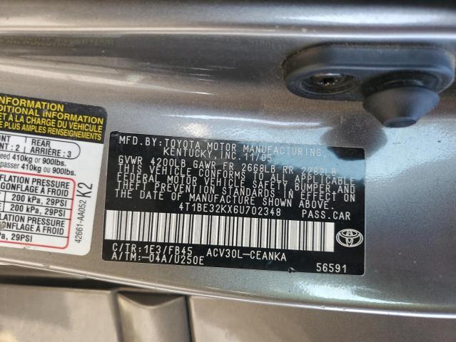 2006 Toyota Camry le