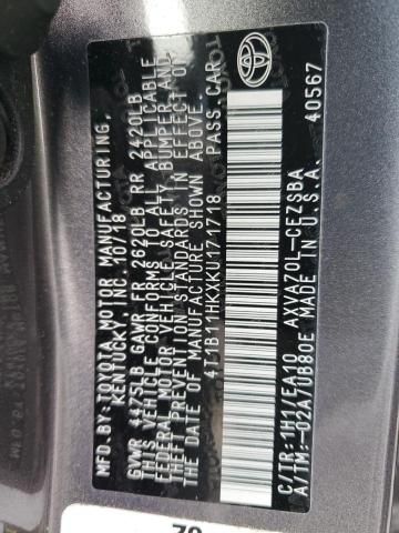 2019 Toyota Camry L