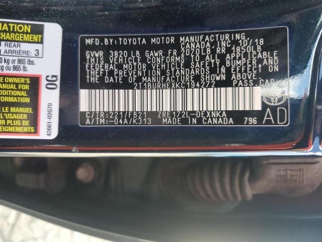 2019 Toyota Corolla L