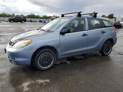 Toyota Corolla Vehiculos salvage en venta: 2003 Toyota Corolla Matrix XR