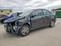 Chevrolet Sonic salvage cars for sale: 2017 Chevrolet Sonic ls