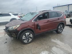 Salvage cars for sale from Copart Haslet, TX: 2016 Honda Cr-v Touring