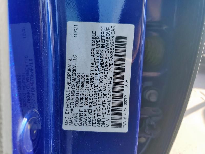 2021 Honda Accord Sport SE
