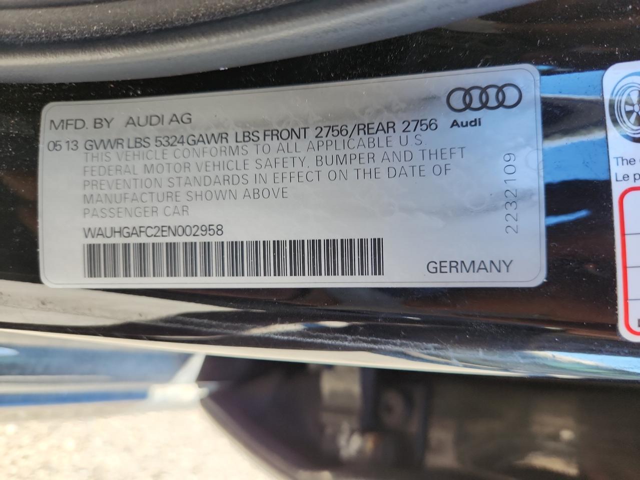 2014 Audi A6 Prestige