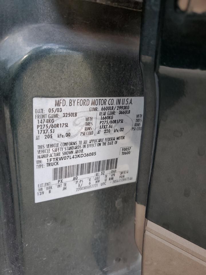 2003 Ford F150 Supercrew