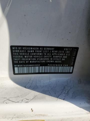 2017 Volkswagen E-GOLF SE
