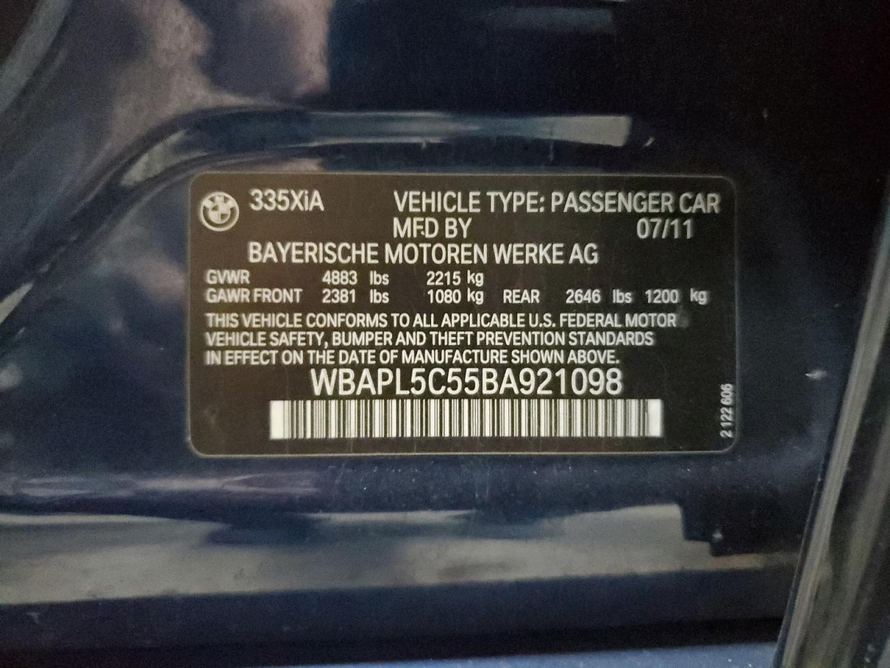 2011 BMW 335 xi
