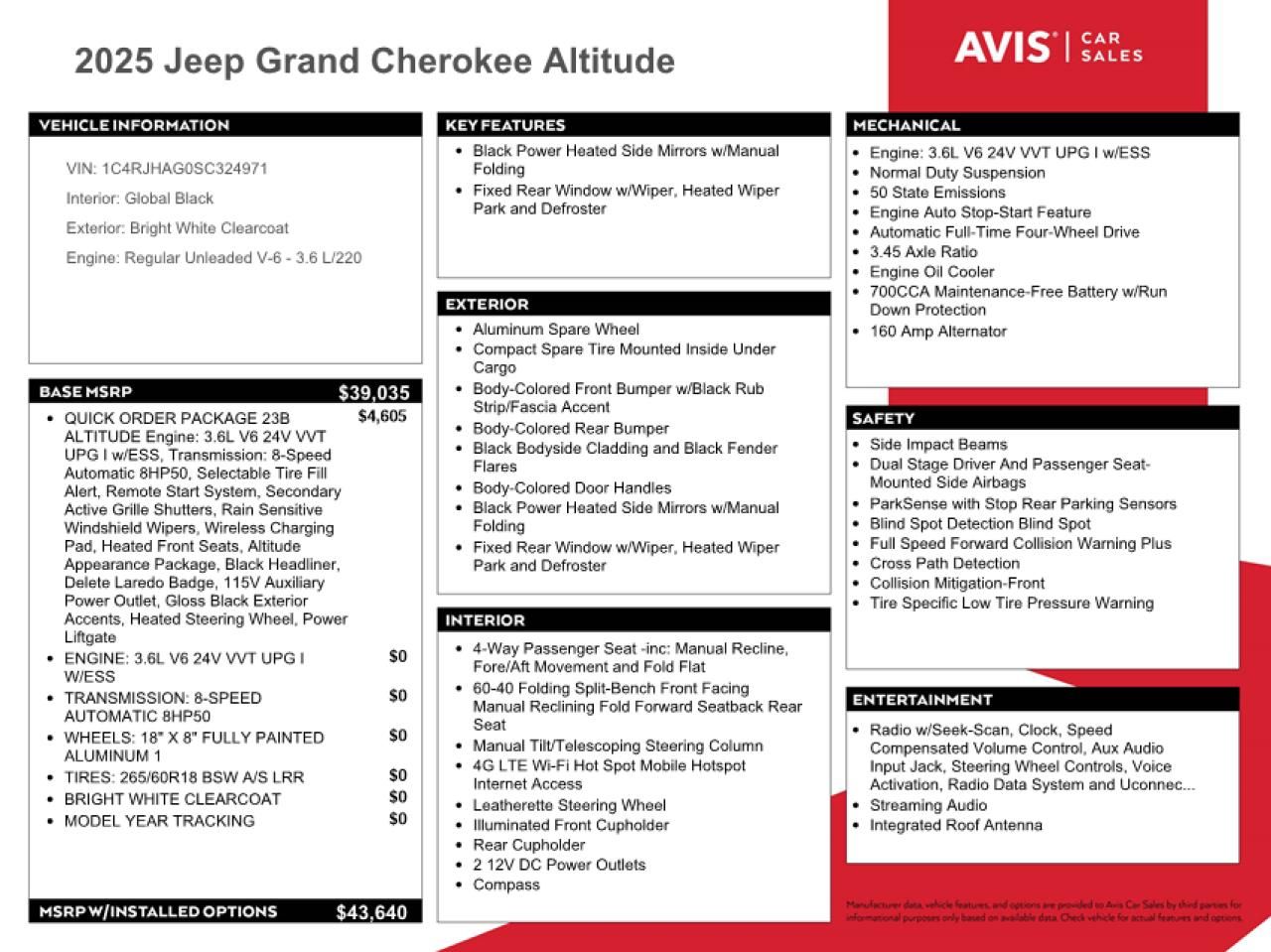2025 Jeep Grand Cherokee Laredo
