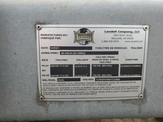 2022 Landoll 930E Drop Deck Equipment Trailer
