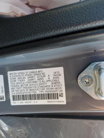 2026 Honda Civic Sport