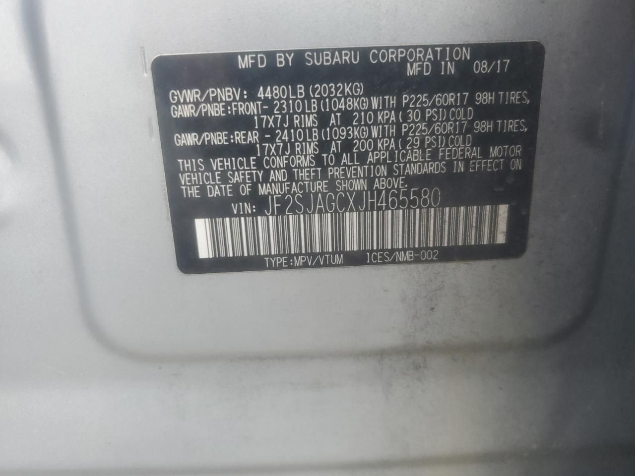 2018 Subaru Forester 2.5i Premium