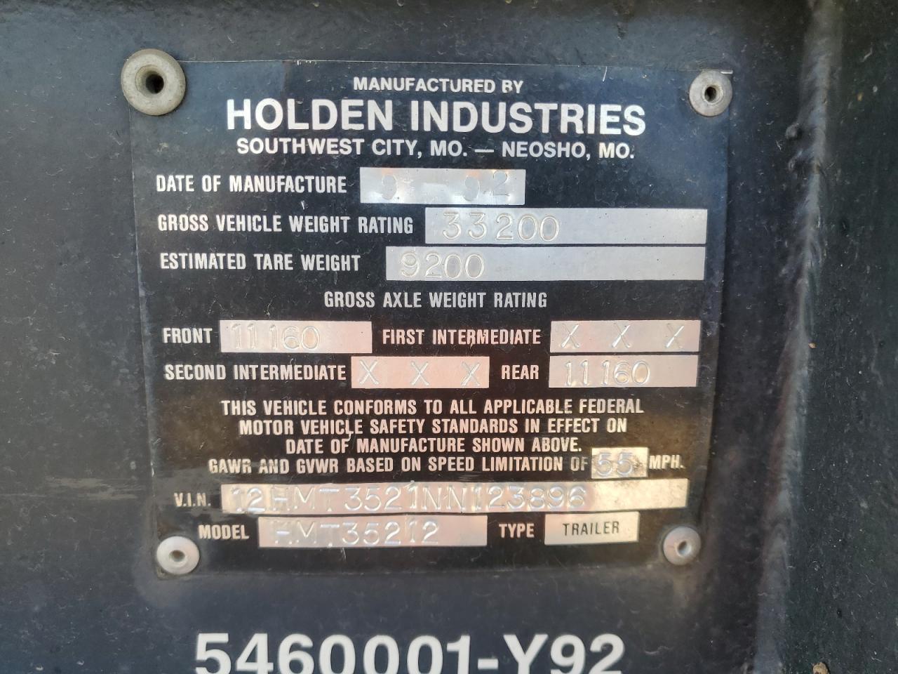 1992 Hold 35'DROP D