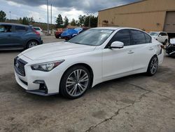 Infiniti salvage cars for sale: 2022 Infiniti Q50 Sensory