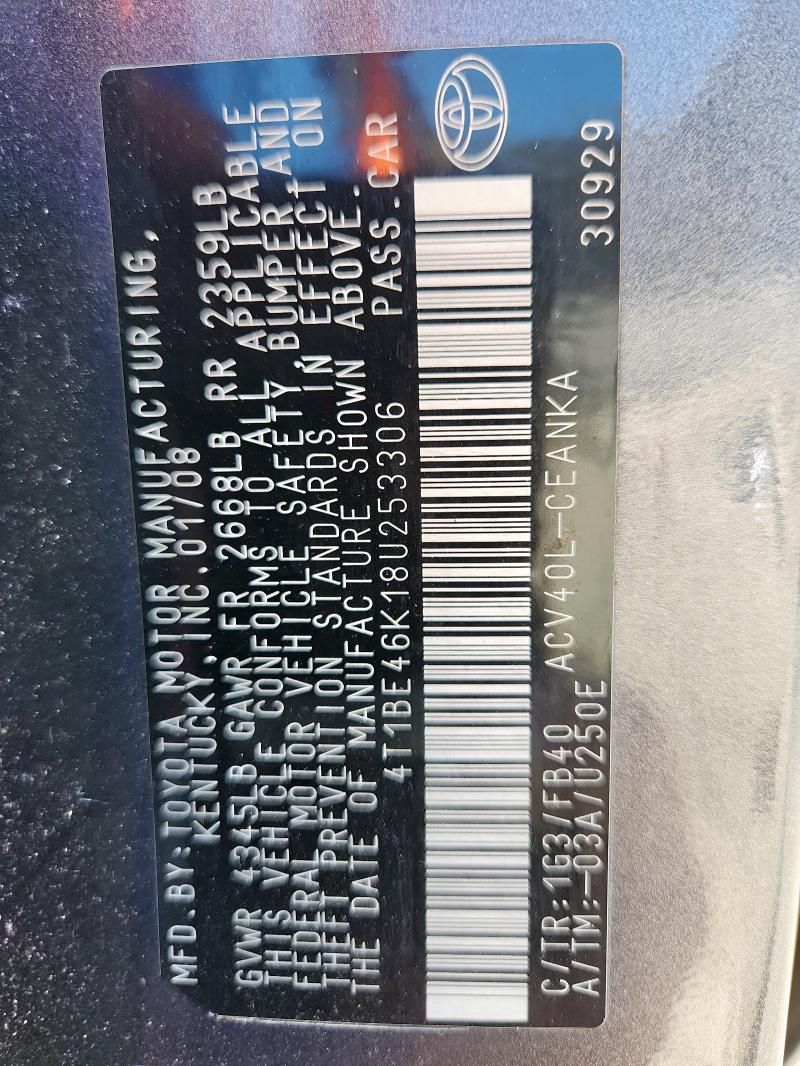 2008 Toyota Camry CE