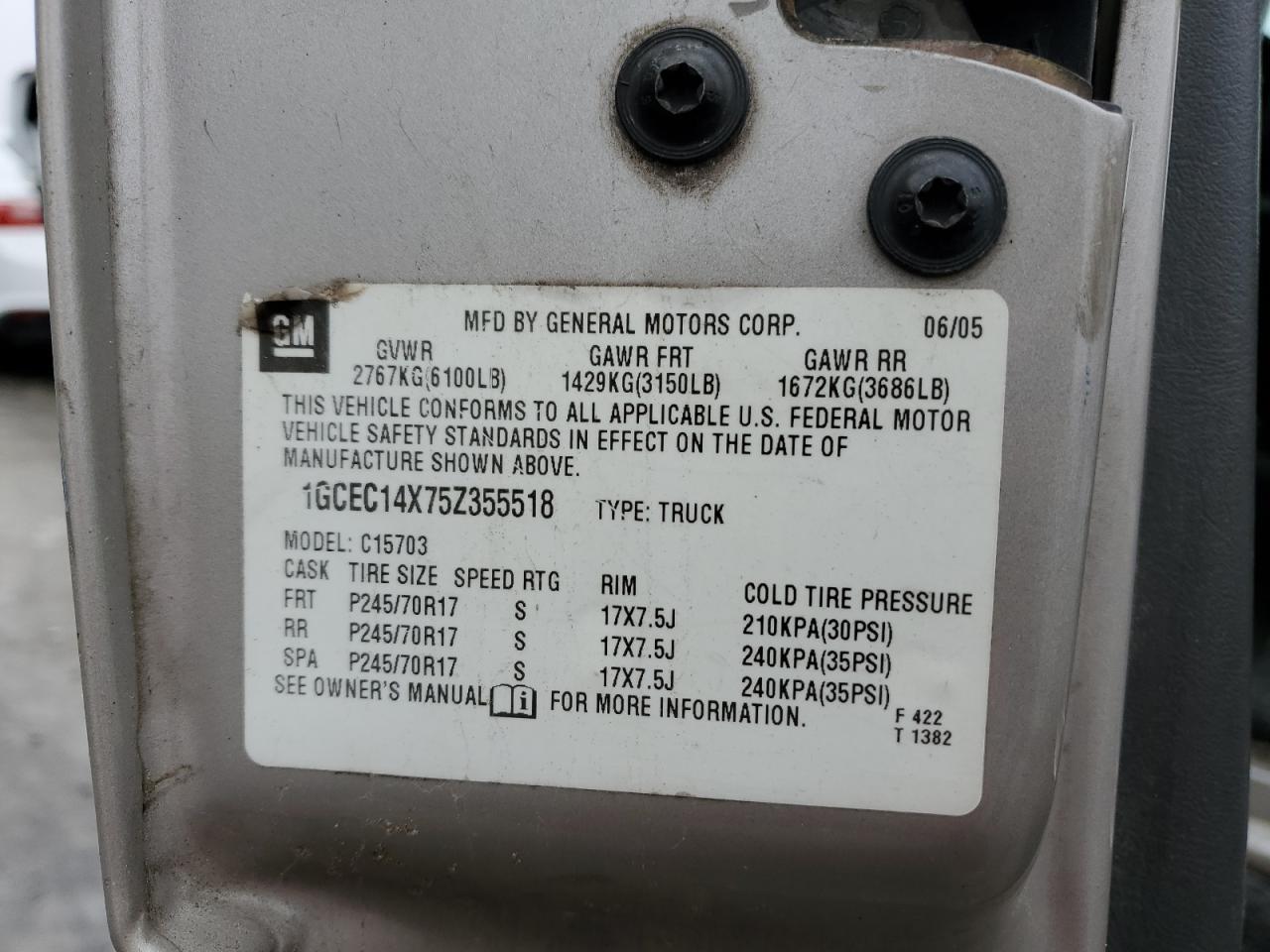2005 Chevrolet Silverado C1500