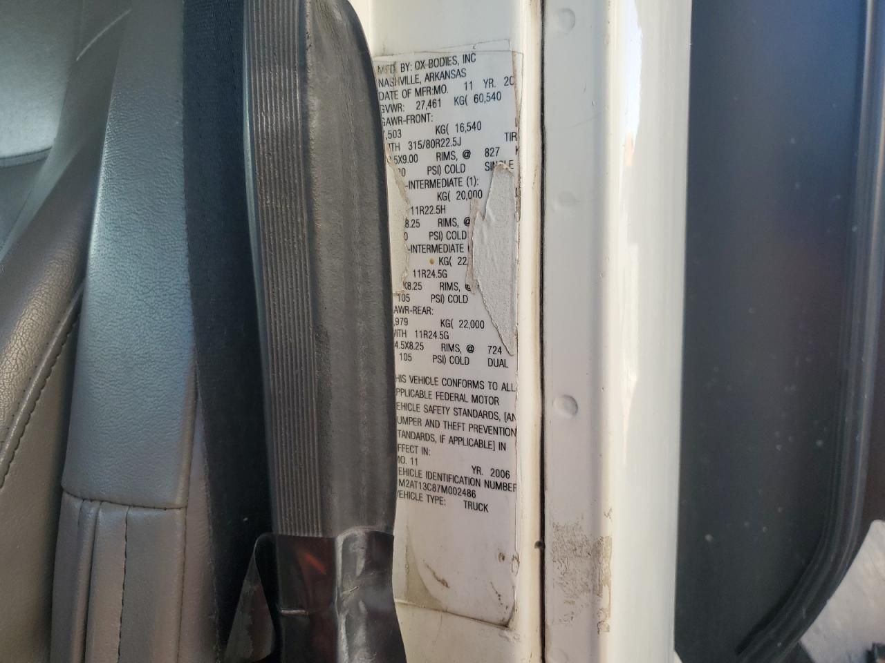 2007 Mack CTP700 Dump Truck