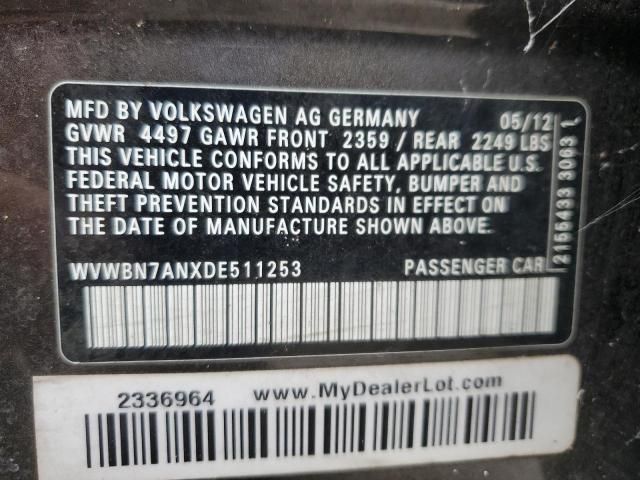 2013 Volkswagen CC Sport