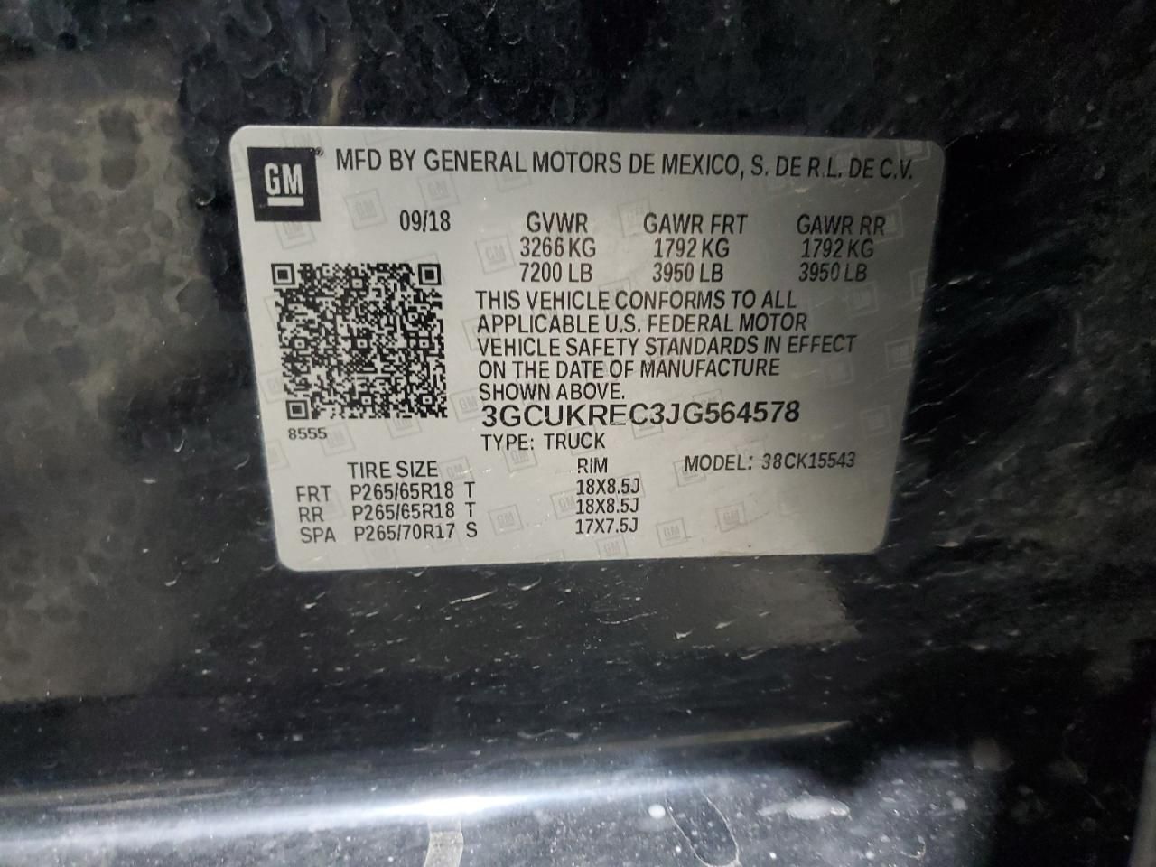 2018 Chevrolet Silverado K1500 lt