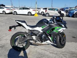 Salvage motorcycles for sale at Wilmington, CA auction: 2022 Kawasaki EX650 N