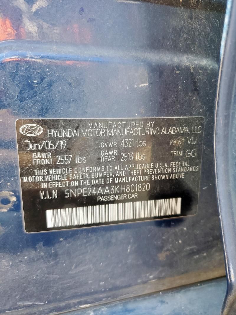 2019 Hyundai Sonata ECO Turbo
