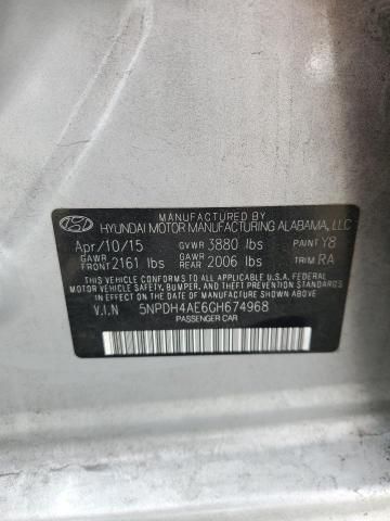 2016 Hyundai Elantra SE
