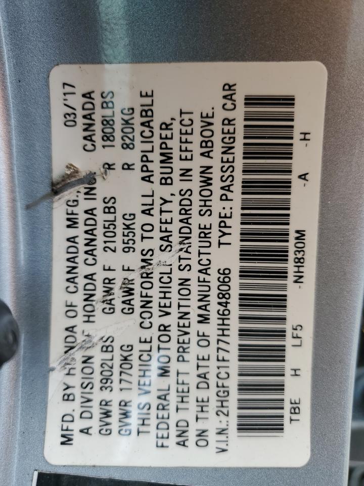 2017 Honda Civic exl