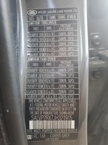 2018 Land Rover Range Rover Evoque SE