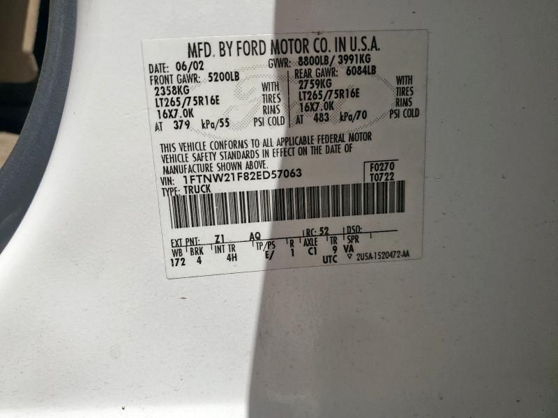 2002 Ford F250 Super Duty