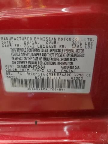 2018 Nissan Sentra S