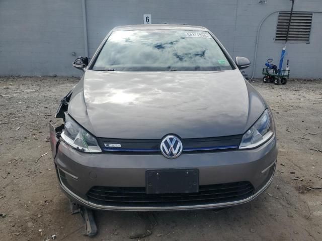 2016 Volkswagen E-GOLF SE