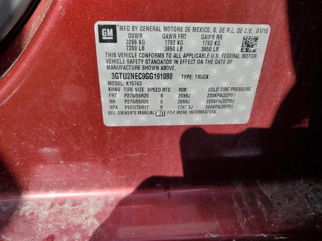 2016 GMC Sierra K1500 slt