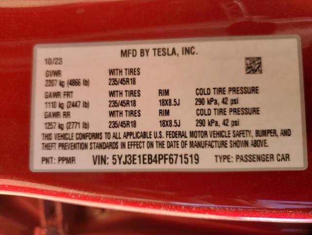 2023 Tesla Model 3