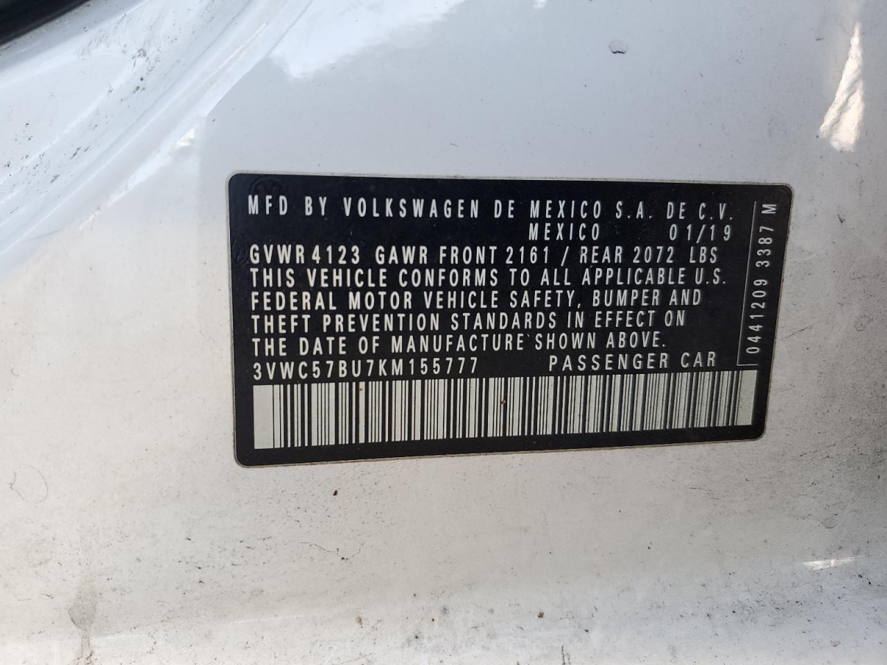 2019 Volkswagen Jetta s