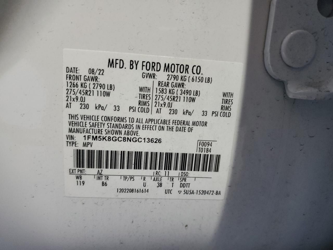 2022 Ford Explorer st