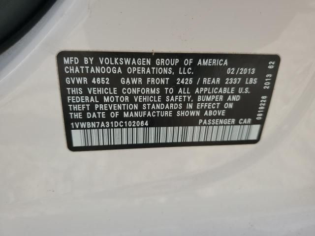 2013 Volkswagen Passat SE
