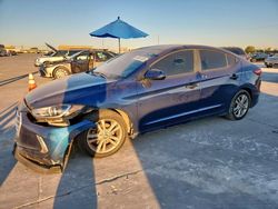 2017 Hyundai Elantra SE en venta en Grand Prairie, TX