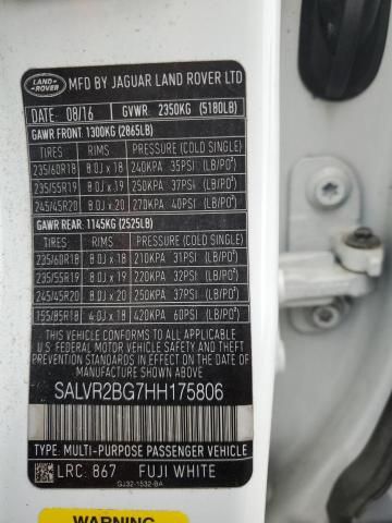 2017 Land Rover Range Rover Evoque HSE