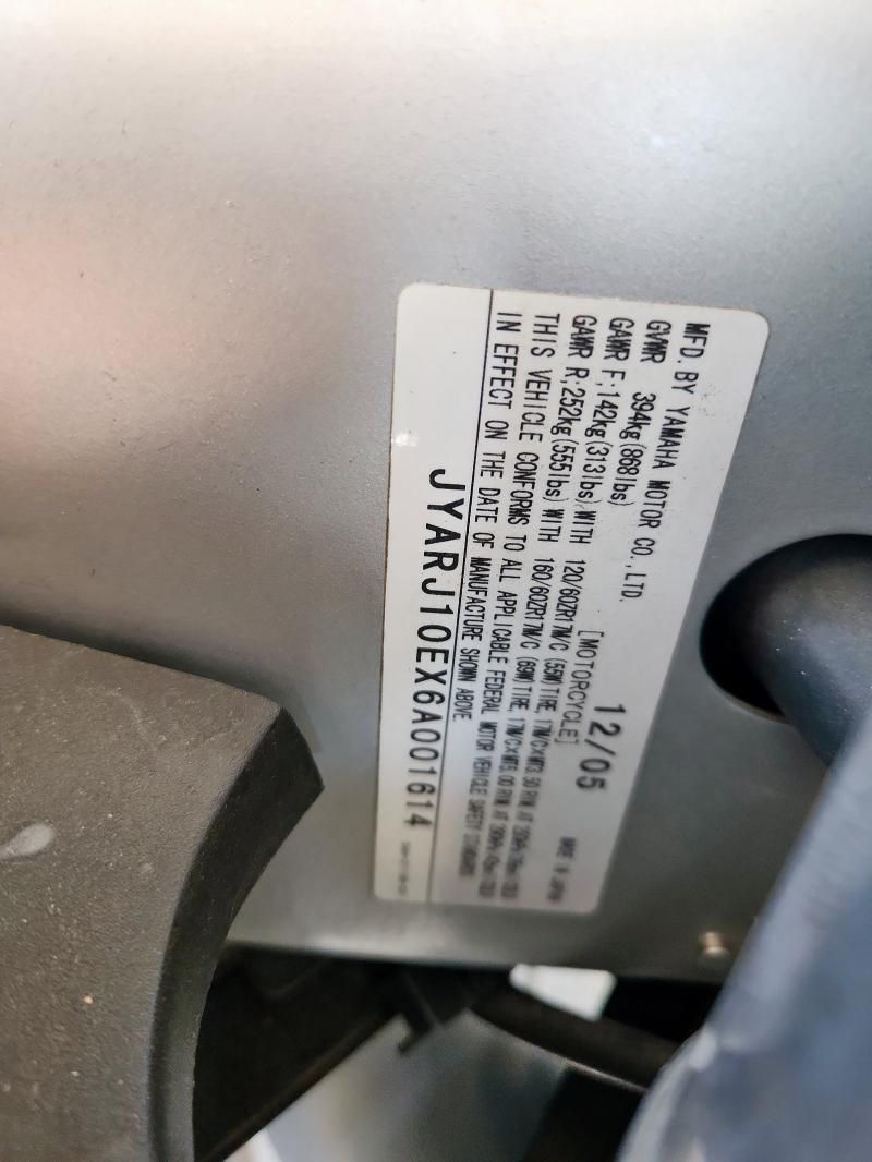2006 Yamaha YZF600 R