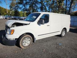 Salvage trucks for sale at Waldorf, MD auction: 2017 Nissan NV 1500 S