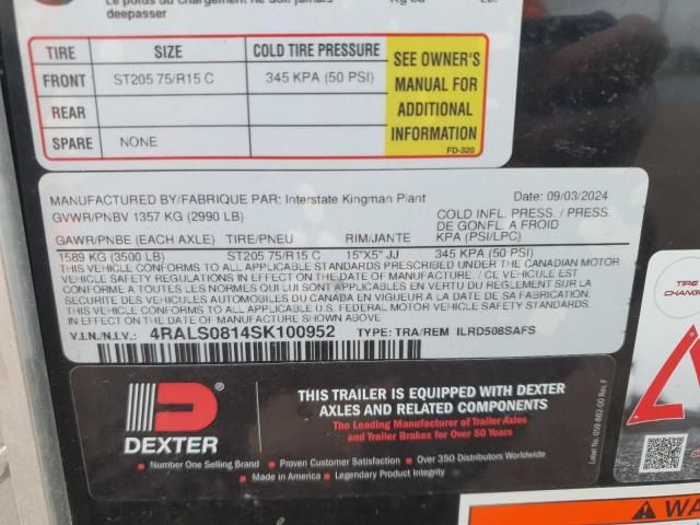 2025 Interstate ILRD508SAFS Enclosed Cargo Trailer