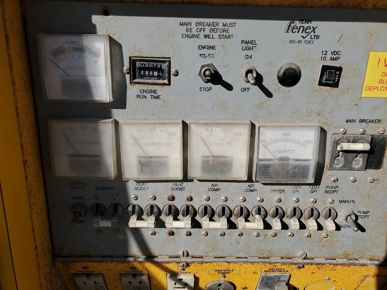 1999 Team Fenex F101 KP Manhole Support Trailer