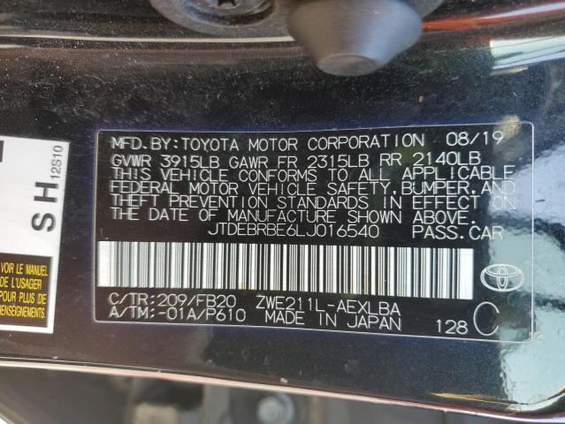 2020 Toyota Corolla le