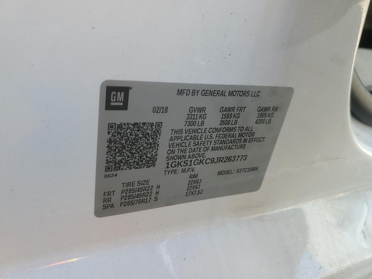 2018 GMC Yukon xl C1500 slt