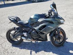 Kawasaki salvage cars for sale: 2025 Kawasaki Ex650 p