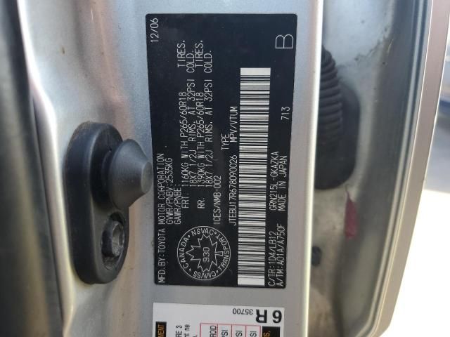 2007 Toyota 4runner Limited