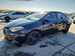 Toyota Corolla salvage cars for sale: 2015 Toyota Corolla L